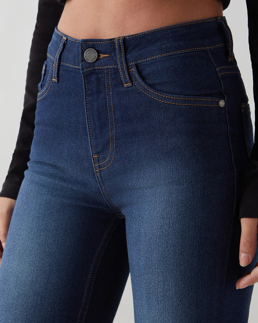 Women's Dark Blue Washed Bootcut Jeans